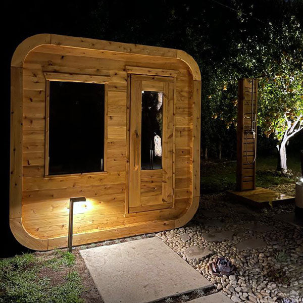Lunavia 吸引・温感 Canadian Timber Luna Sauna | Evergreen Softub & Sauna