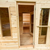 Canadian Timber Georgian Cabin Sauna with Changeroom