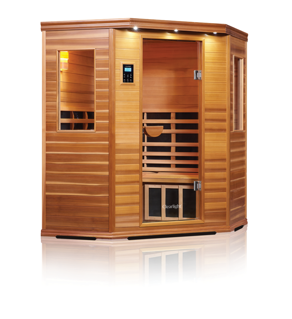 CLEARLIGHT PREMIER IS-C - Three Person Corner Far Infrared Sauna