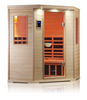CLEARLIGHT PREMIER IS-C - Three Person Corner Far Infrared Sauna