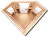 CLEARLIGHT PREMIER IS-C - Three Person Corner Far Infrared Sauna