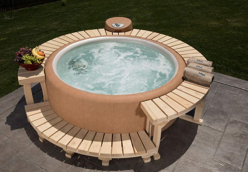 Northwestern Cedar Full Hot Tub Surround Deck