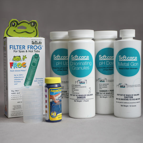 Softcare Water Treatment Kit w/ Spa Frog