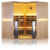 CLEARLIGHT SANCTUARY C - Full Spectrum Four Person Corner Infrared Sauna