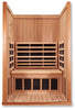 Interior view of Clearlight infrared sauna