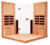 CLEARLIGHT SANCTUARY C - Full Spectrum Four Person Corner Infrared Sauna