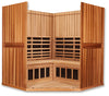 CLEARLIGHT SANCTUARY C - Full Spectrum Four Person Corner Infrared Sauna